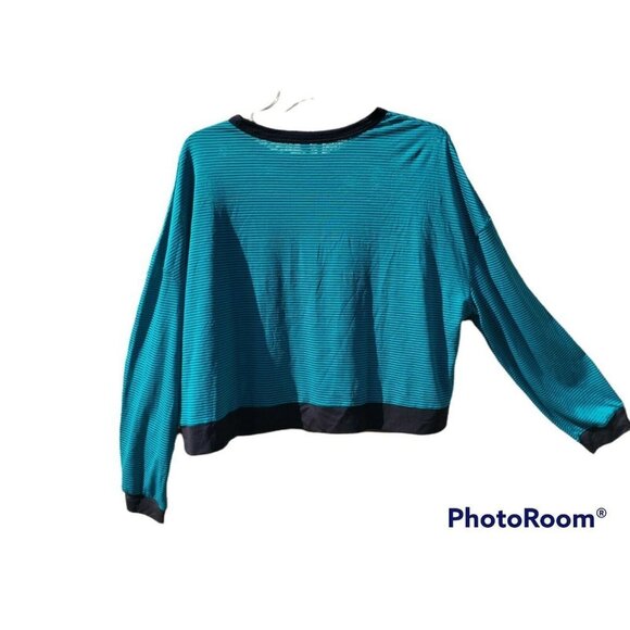 NWT LUCY Full Potential Verdial Pullover Top Large Green Black Athletic Mesh - Picture 8 of 9